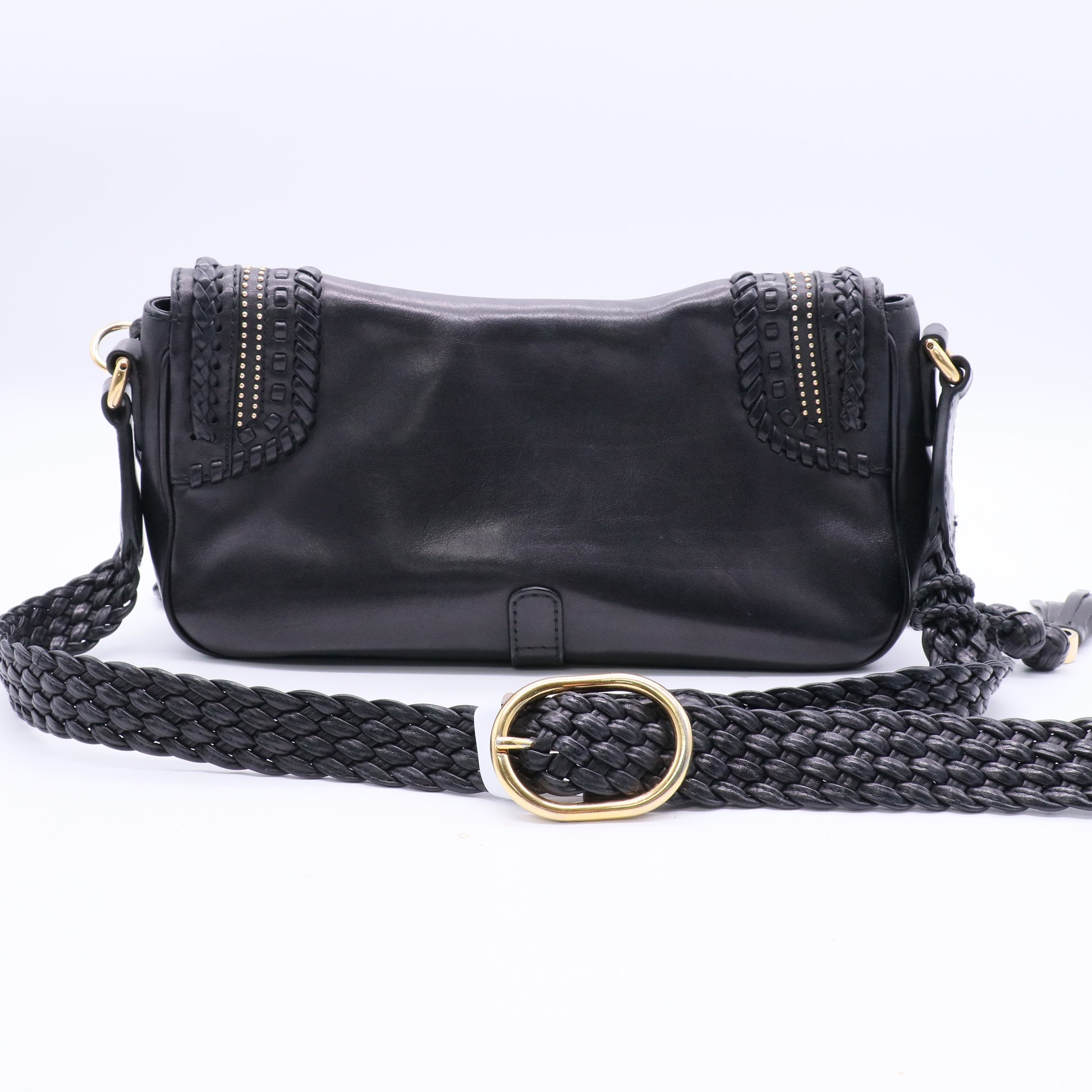 Marrakech Braided Handle Shoulder Bag