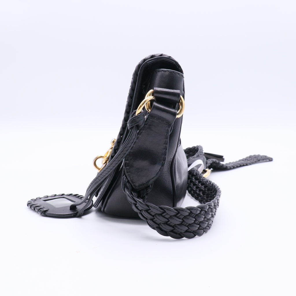Marrakech Braided Handle Shoulder Bag
