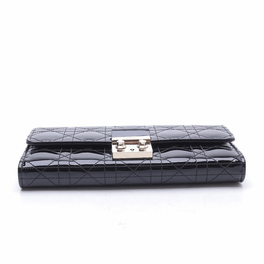 Miss Dior Rendez Vous Chain Wallet Cannage Quilt Patent Twins