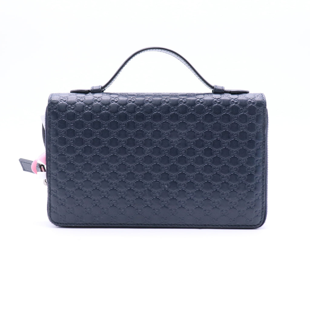 Gucci Zip Around Travel Wallet Microguccissima Leather LDJ2464 Twins