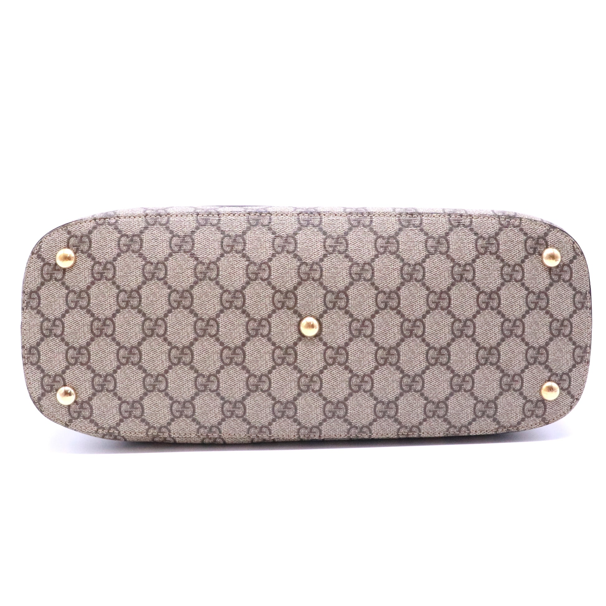 GG Supreme Monogram Linea A Hobo Red