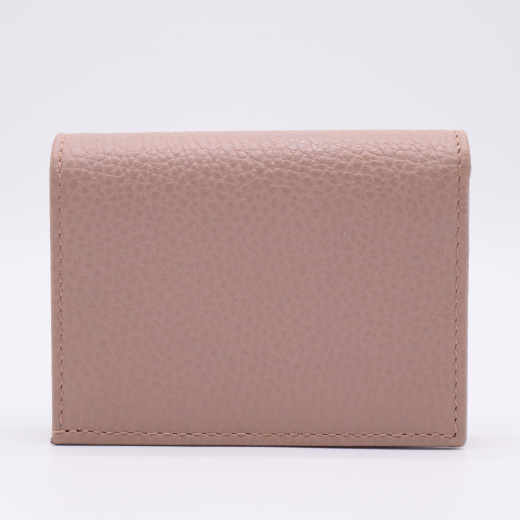 Petite Marmont Bi-Fold Wallet Beige