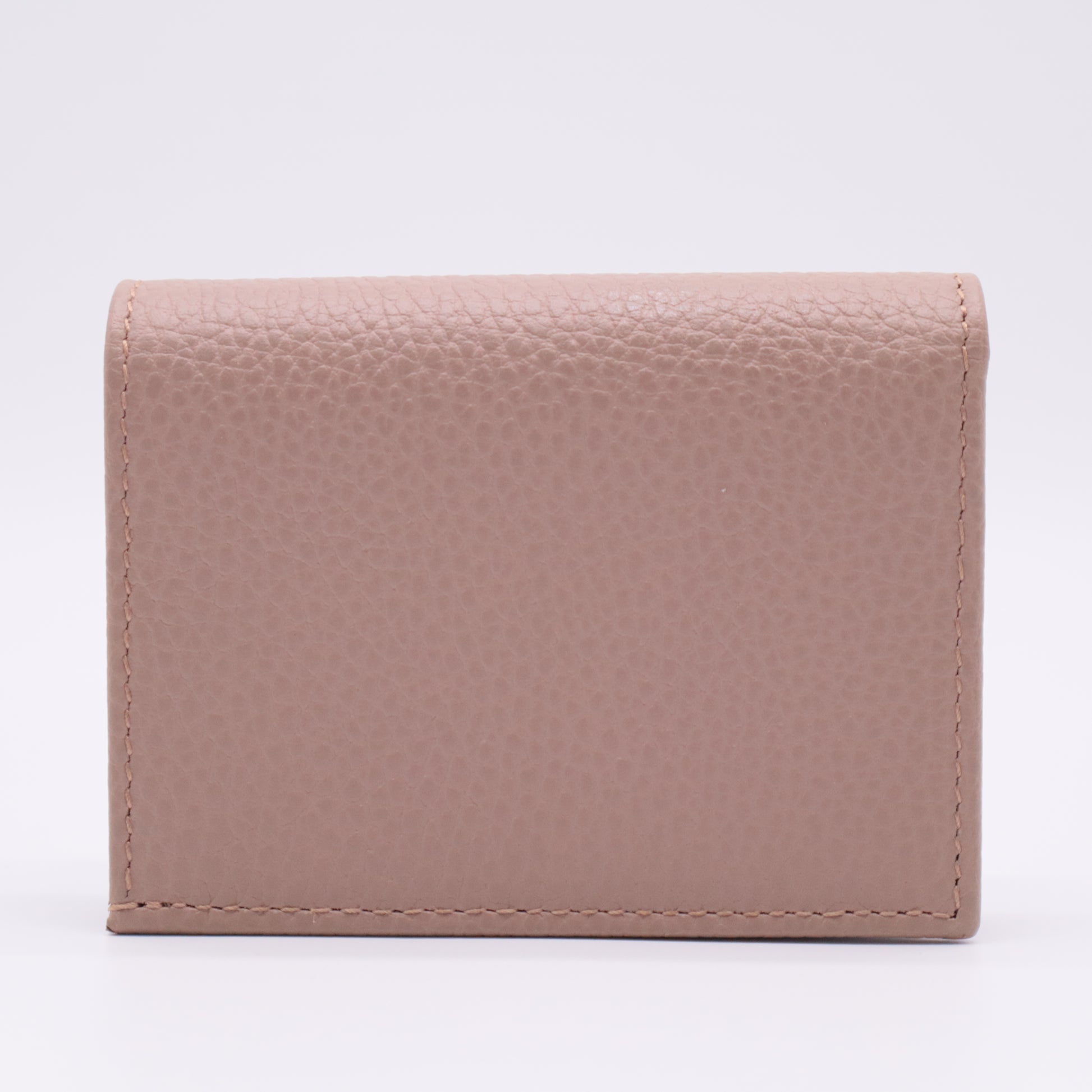 Petite Marmont Bi-Fold Wallet Beige