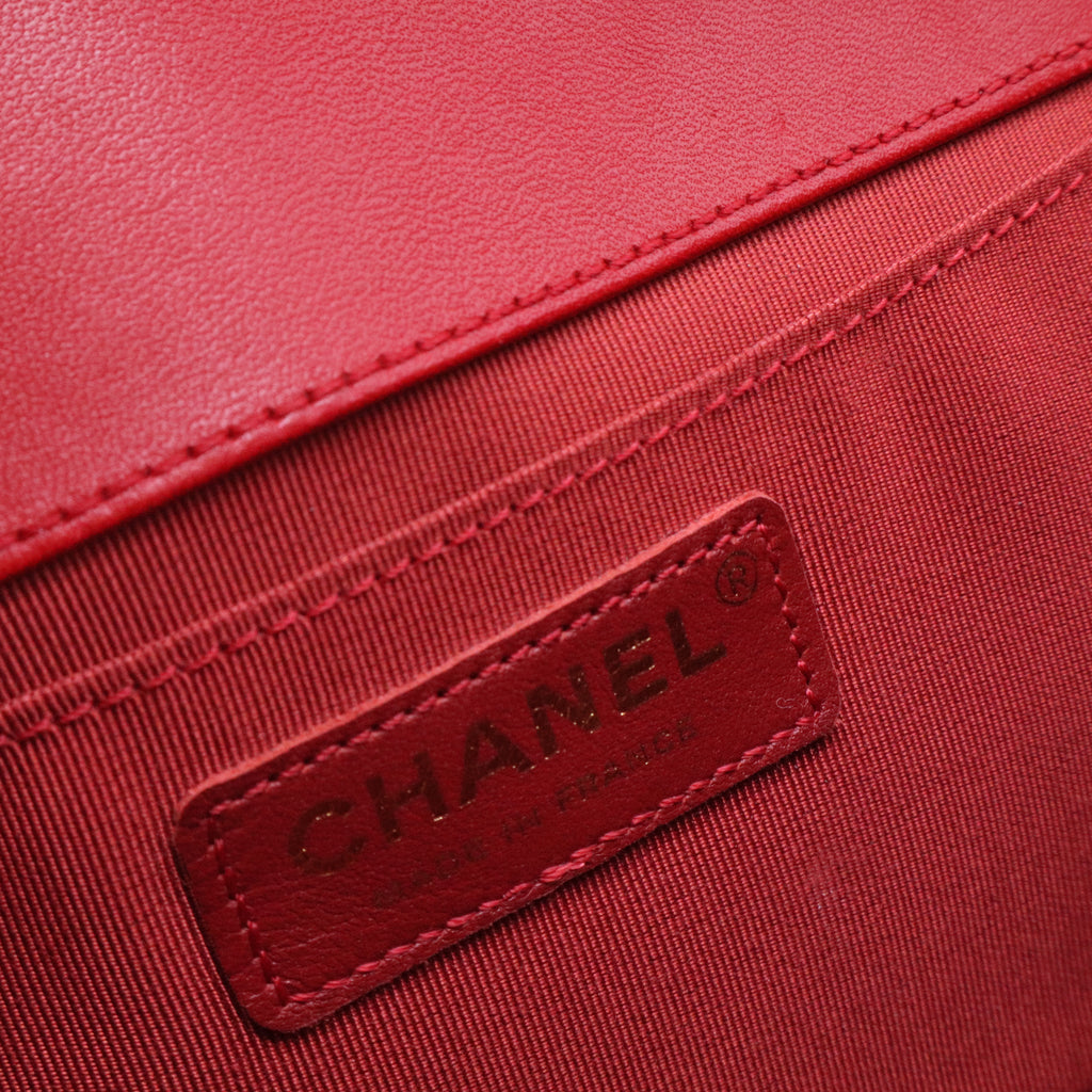 Caviar Quilted Medium Boy Flap