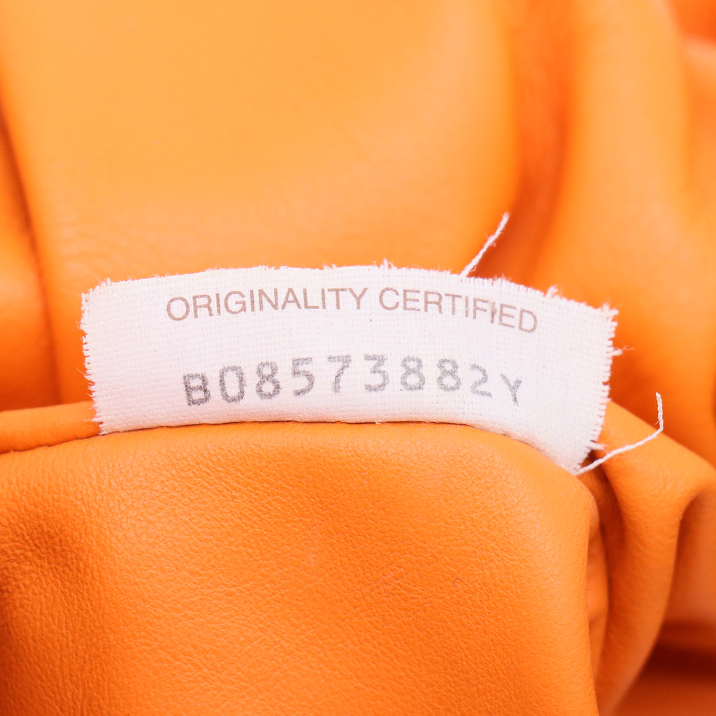 Smooth Butter Calfskin Small The Shoulder Pouch Light Orange B24044