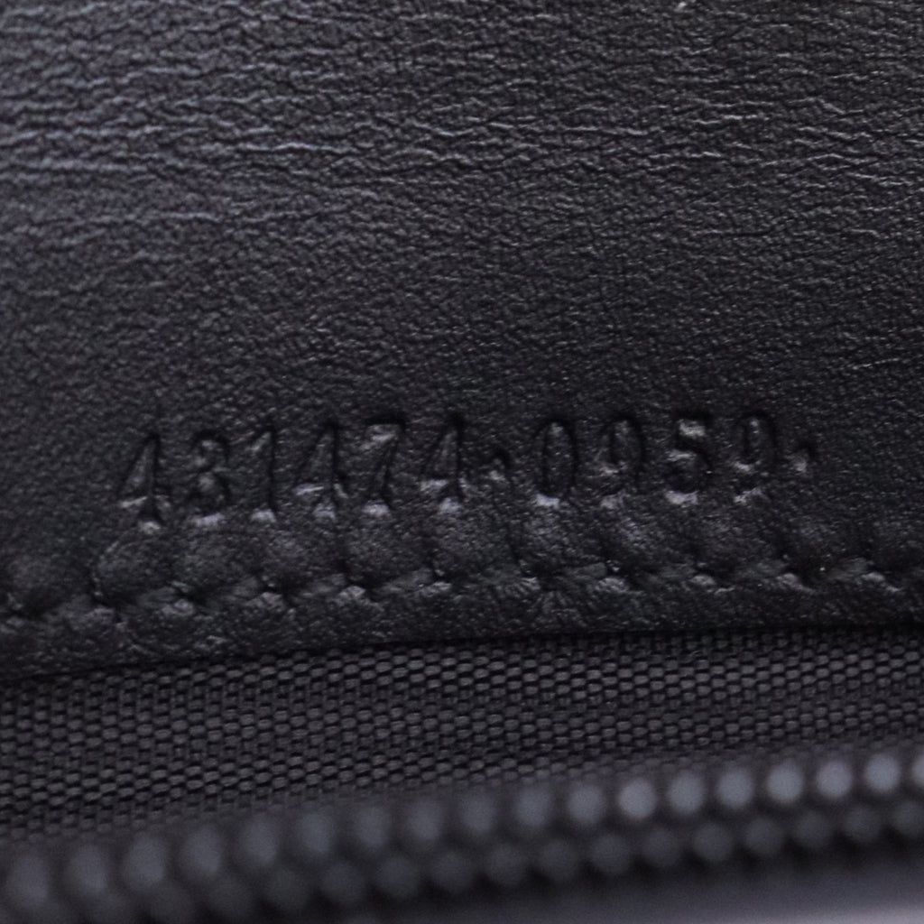 GG Supreme Monogram Mini Peony Pearly Black