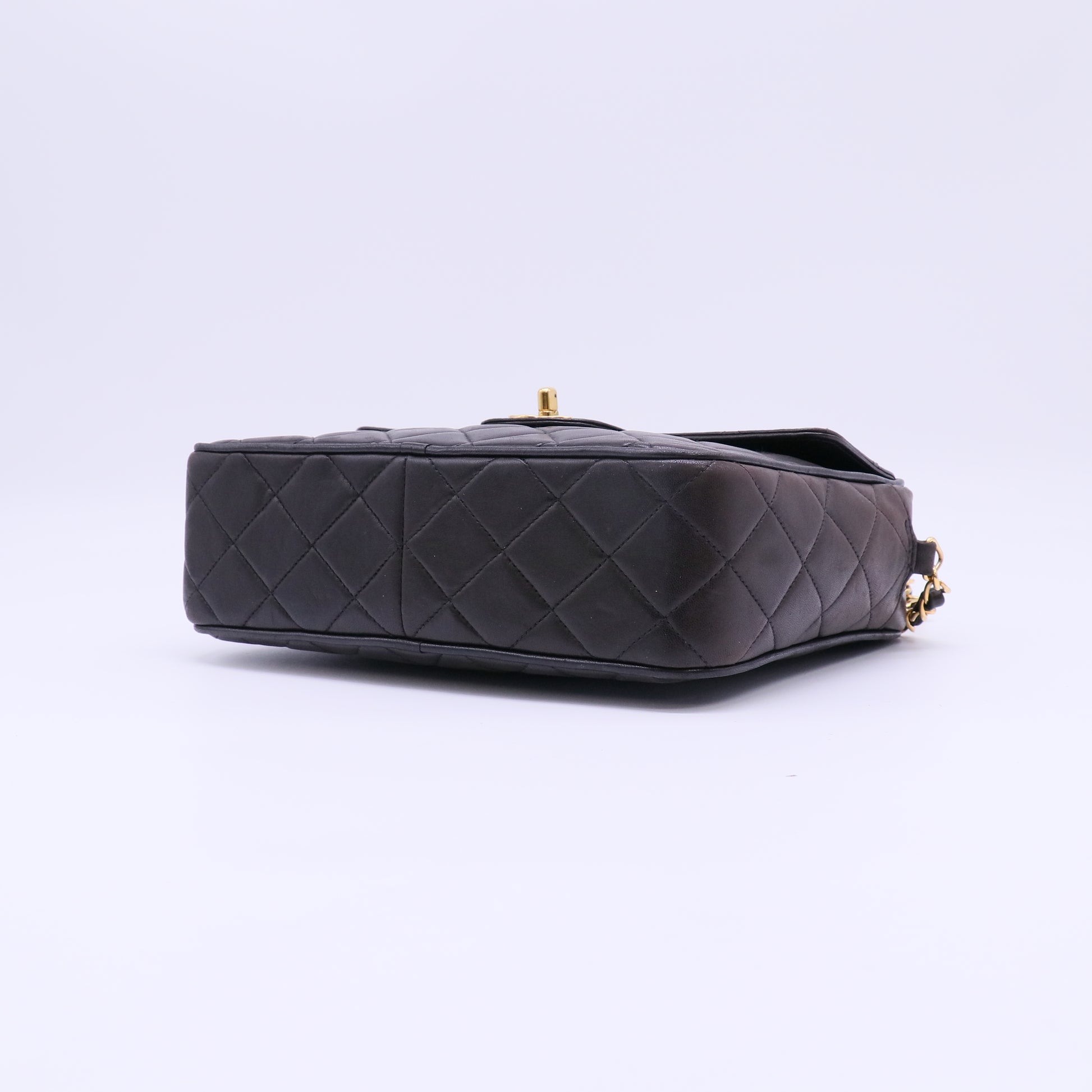 Matelasse Lamb Skin Fringe Camera Bag twins LDJ4342
