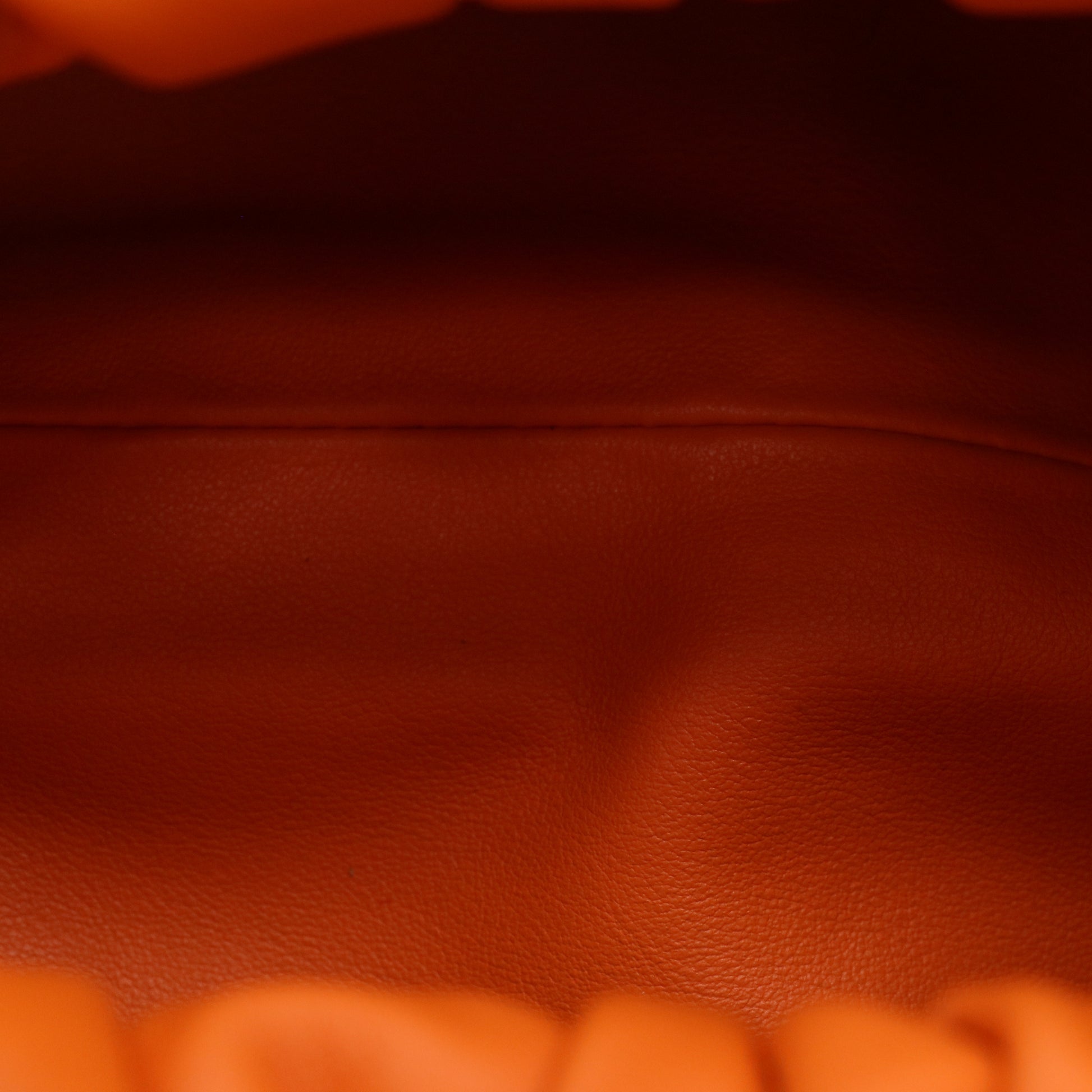 Smooth Butter Calfskin Small The Shoulder Pouch Light Orange B24044