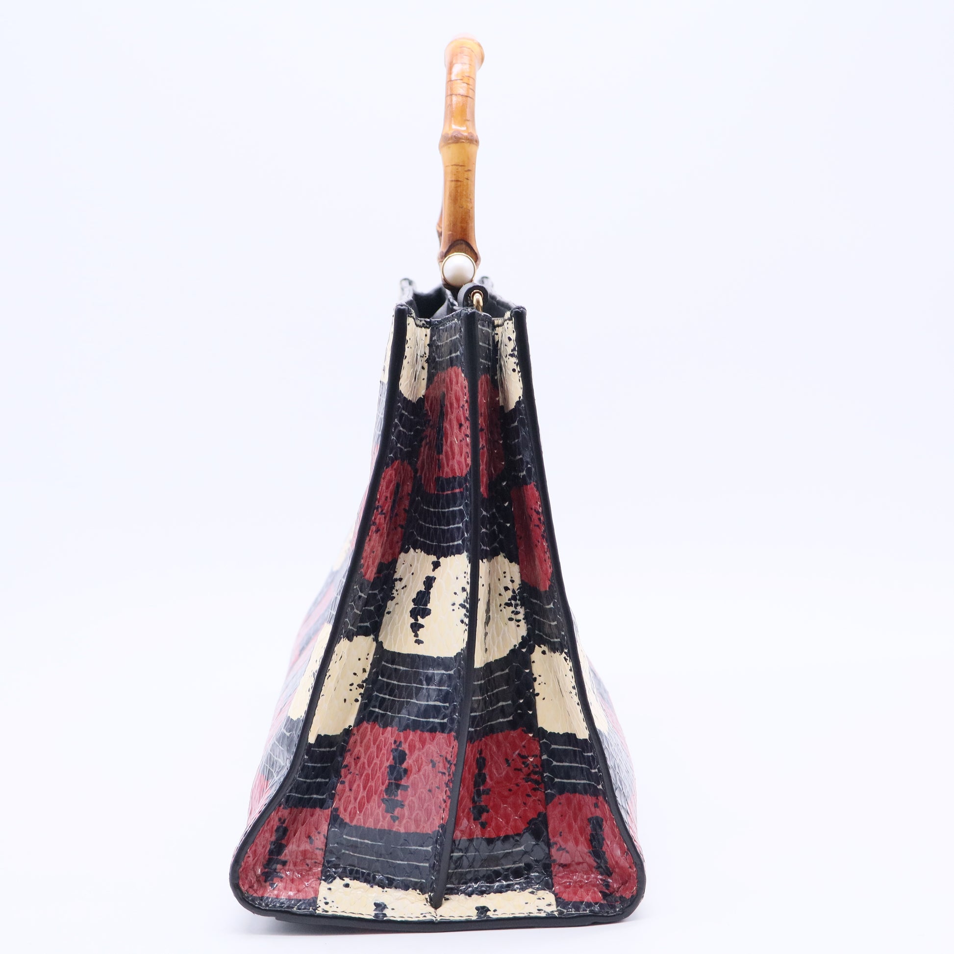 Nymphaea Top Handle Bag Python Medium TWINS B20304