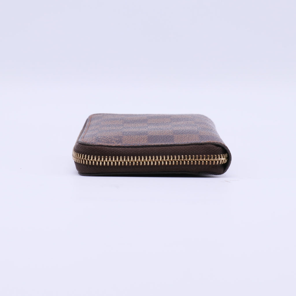 Louis Vuitton Zippy Wallet (Damier Ebene) twins W21631