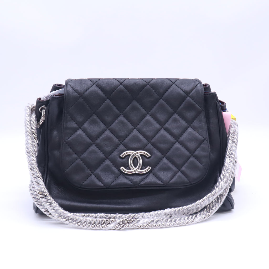 Chanel Lambskin Quilted Bijoux Accordion Flap Bag twins LDJ5783