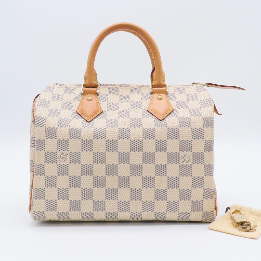 Speedy Damier Azur 25 twins