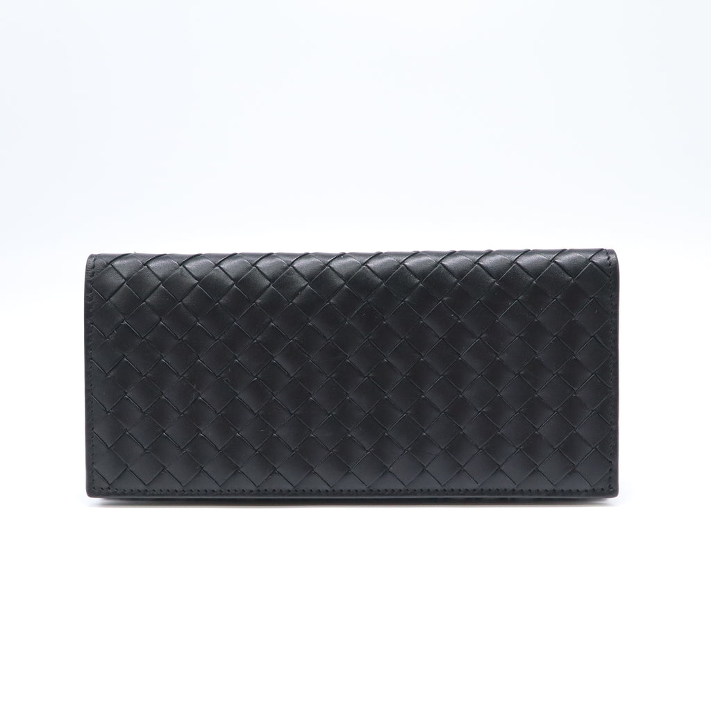Bottega Veneta Intrecciato Long Bifold Wallet W21703