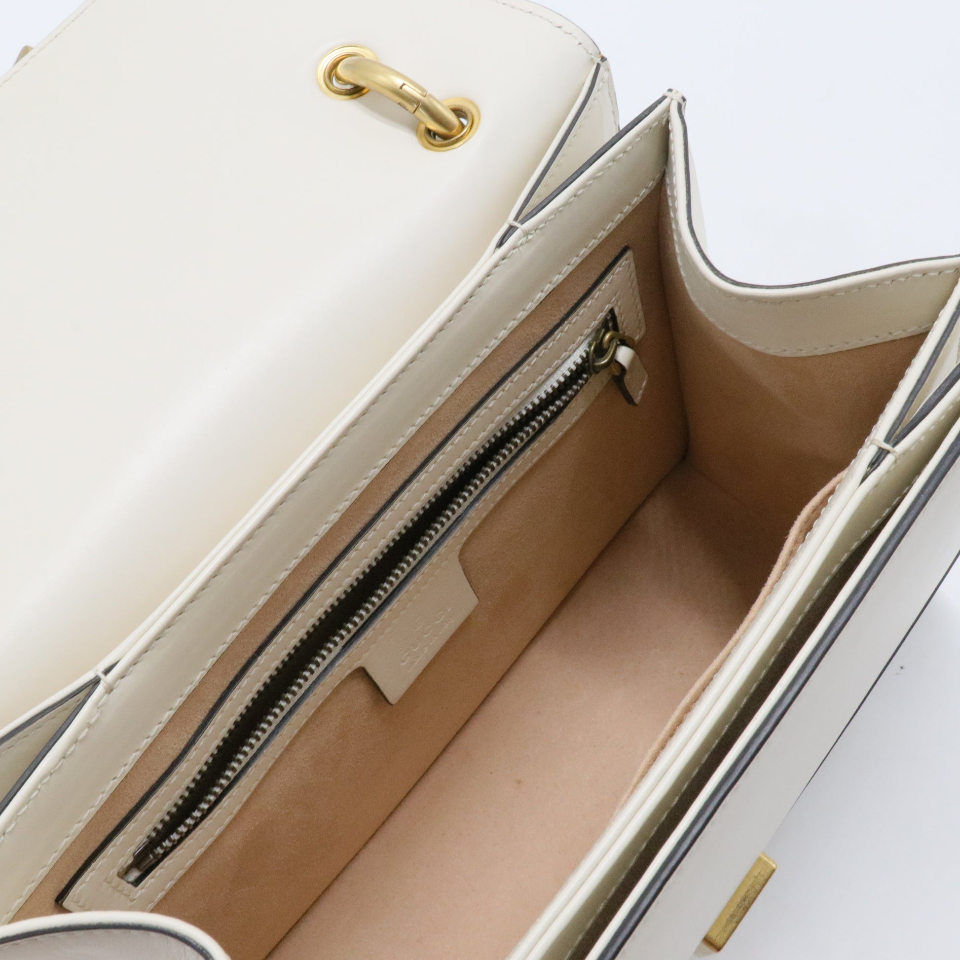 Bee Queen Margaret Top Handle Bag White
