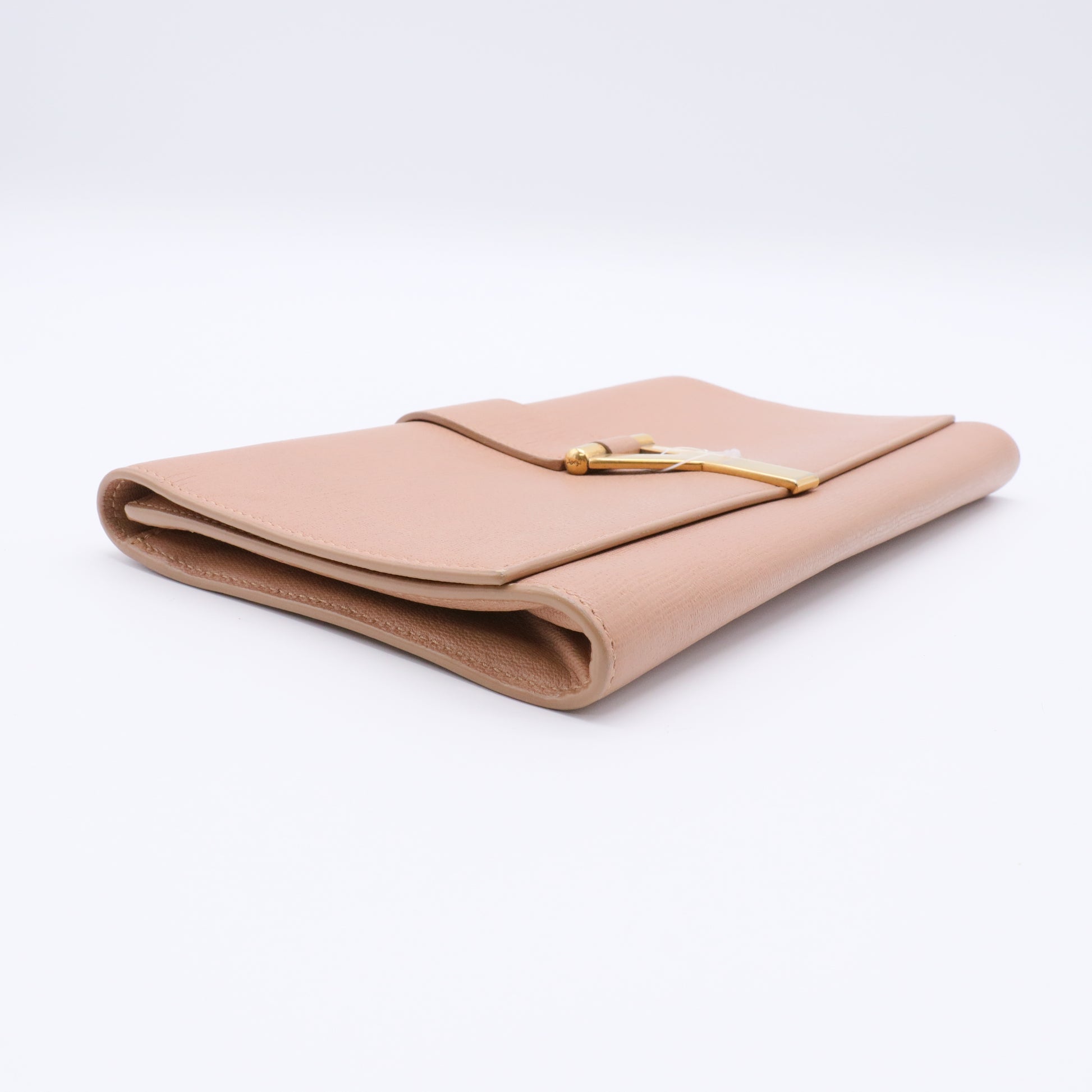 Bush Pink Leather Y-Ligne Clutch twins