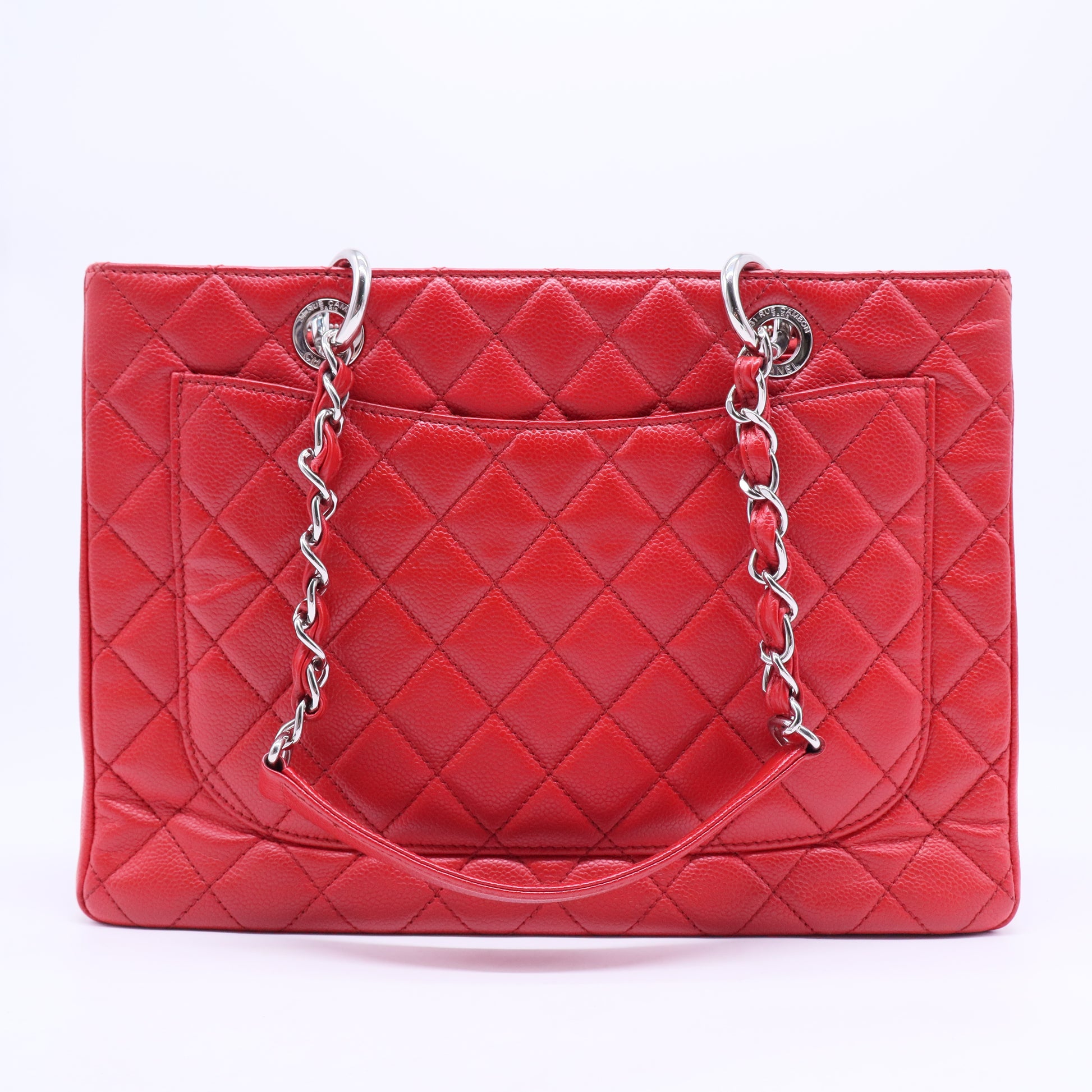 Chanel Shopping Tote Quilted Cavia twins b20050