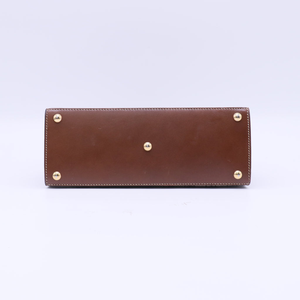 Padlock Top Handle Bag GG Coated Canvas and Leather Twins B22200