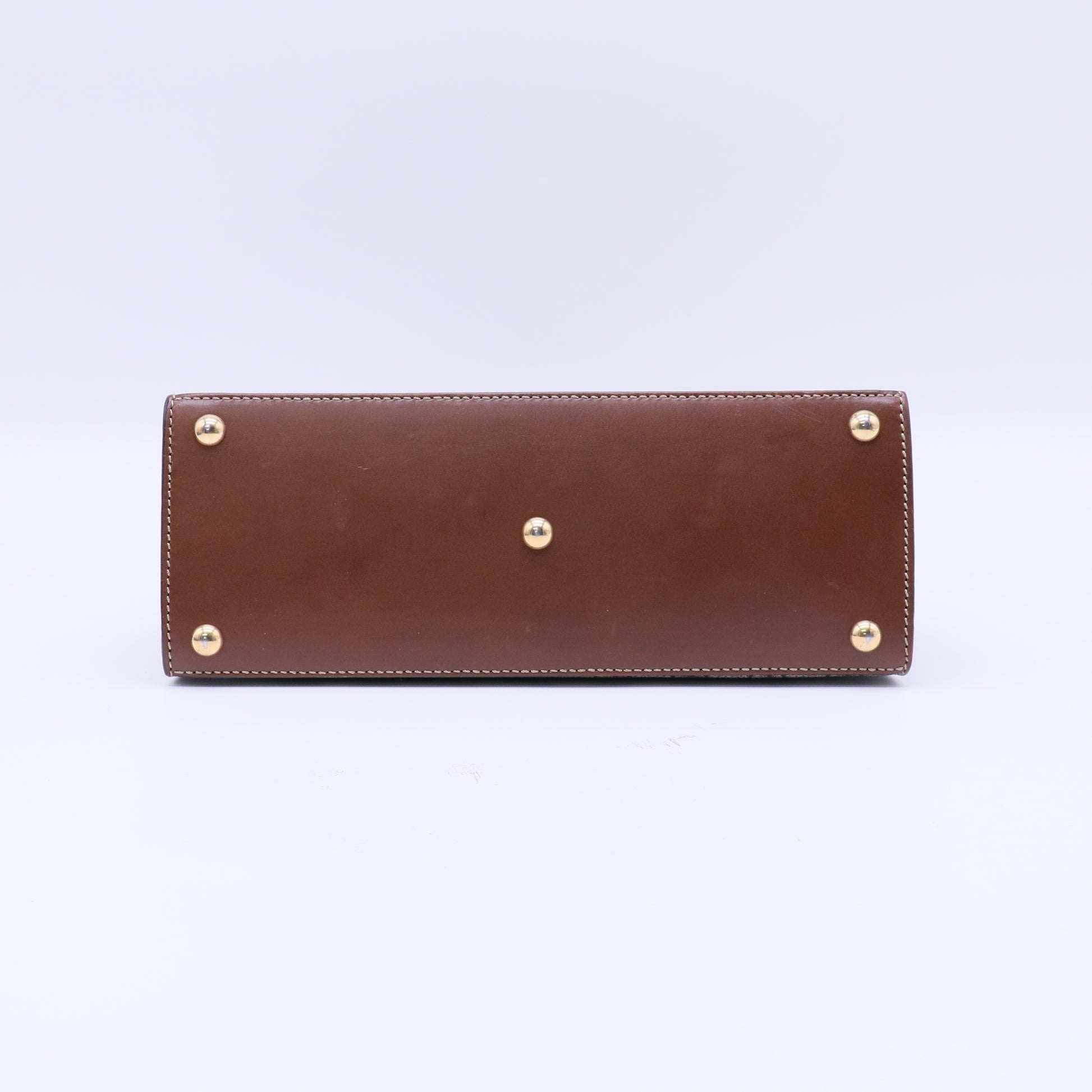 Padlock Top Handle Bag GG Coated Canvas and Leather Twins B22200