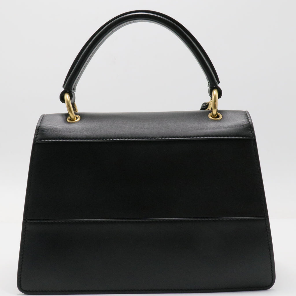 Queen Margaret Top Handle Bag Leather Small