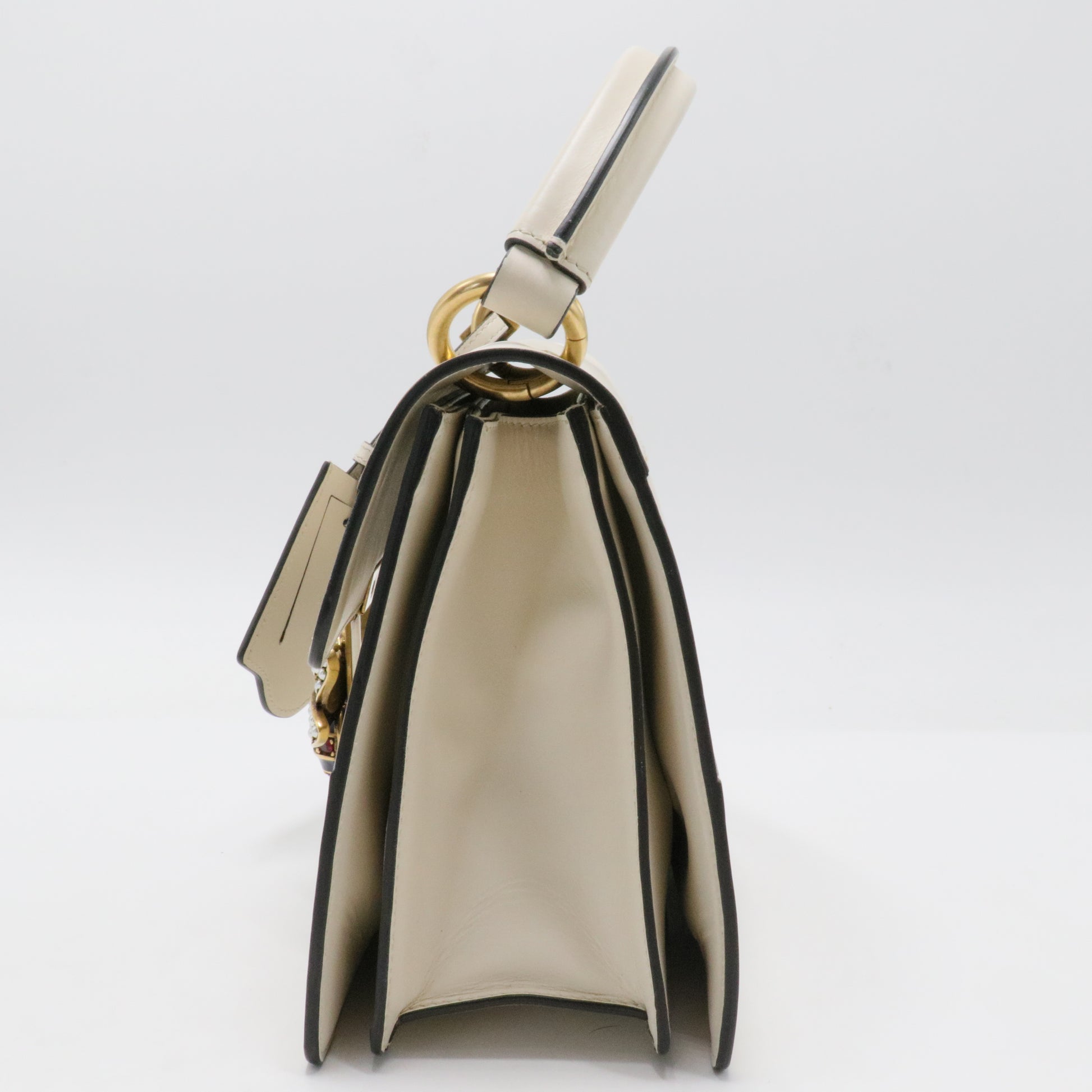 Bee Queen Margaret Top Handle Bag White