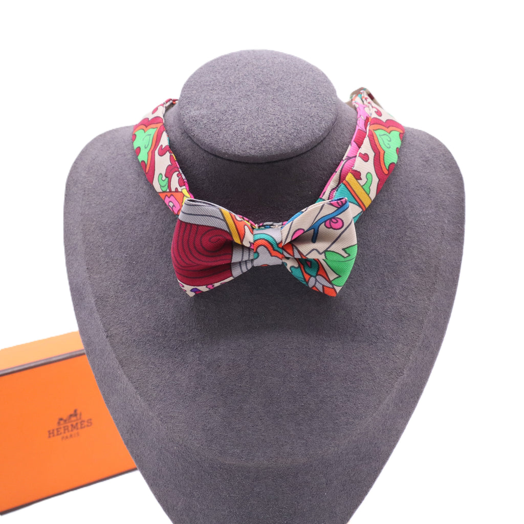Silk Printed Bow Tie
