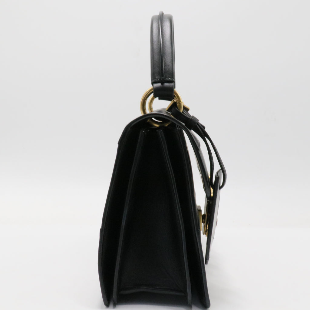 Queen Margaret Top Handle Bag Leather Small