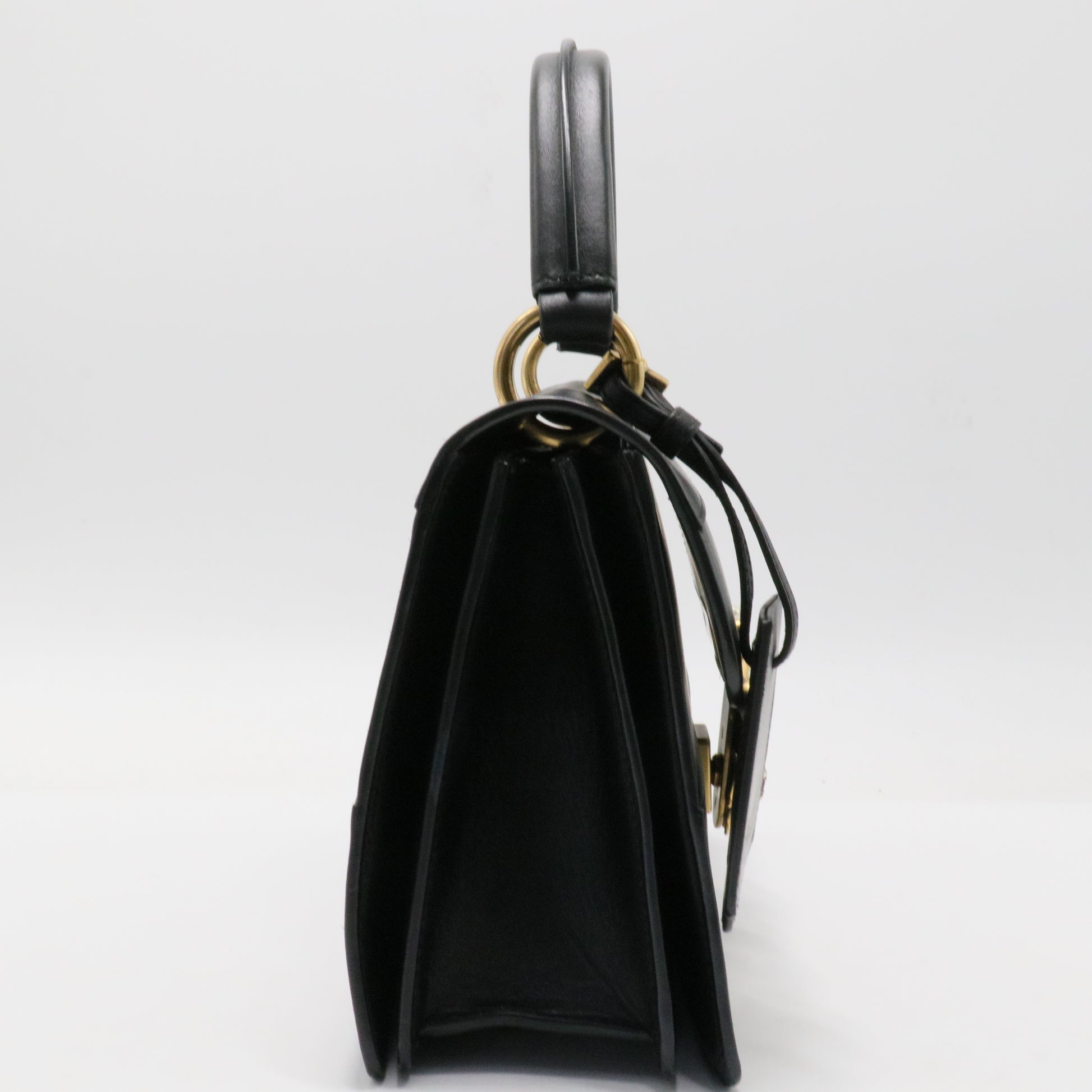 Queen Margaret Top Handle Bag Leather Small