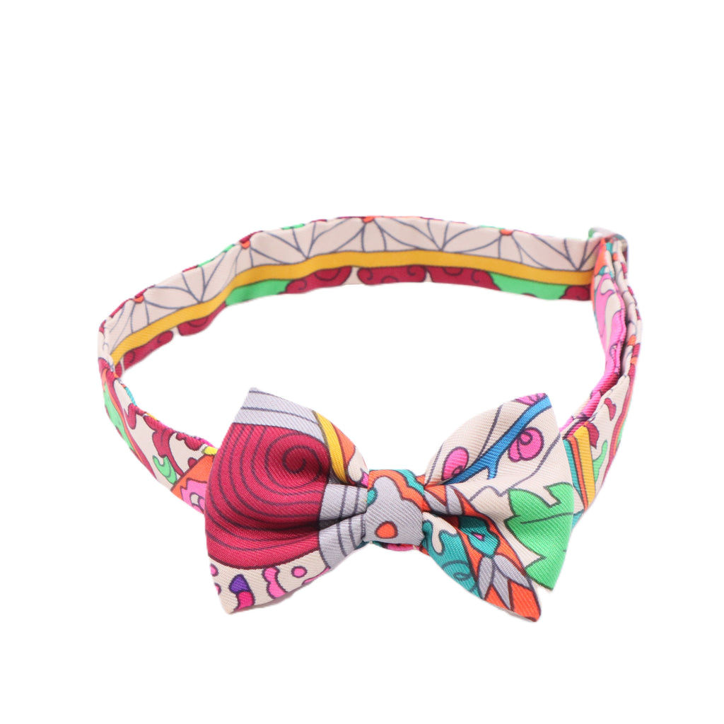 Silk Printed Bow Tie