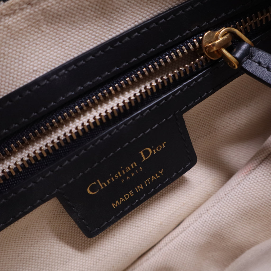 Christian Dior Saddle Handbag Oblique Canvas Medium twins LDJ4198