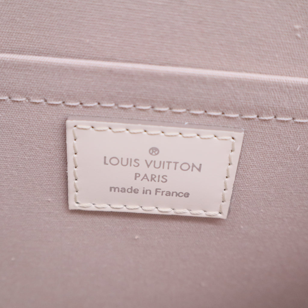 White Epi Leather Madeleine GM Bag  B203831