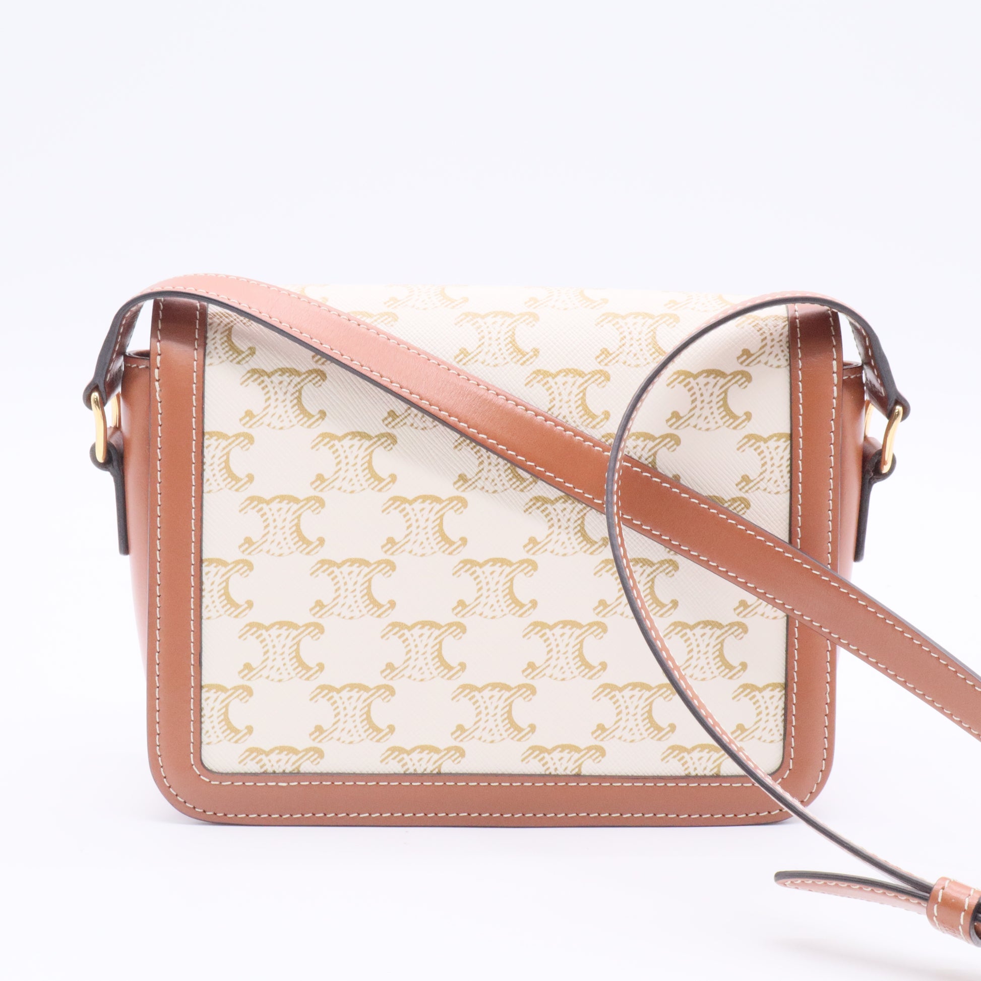 Triomphe Shoulder Bag Triomphe Coated Canvas Teen