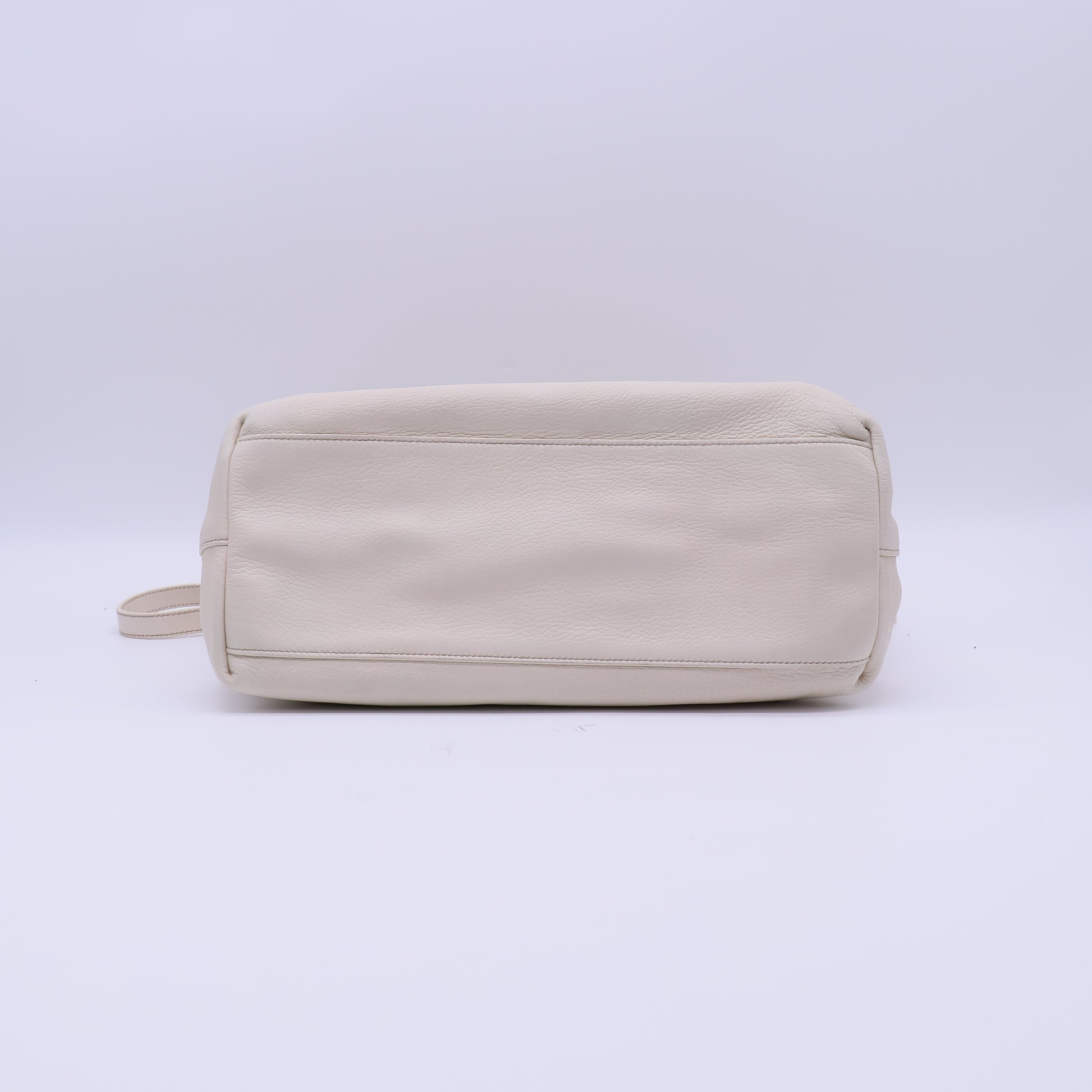 Prada Vitello Phenix Side Zip Tote Argilla twins B21695