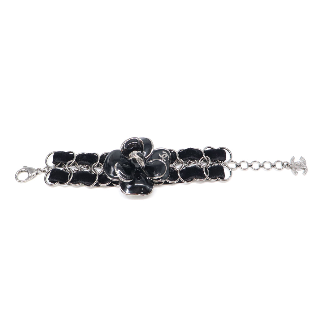 Chanel Velvet Chain CC Charm Bracelet W21920
