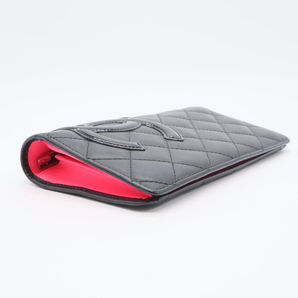 Cambon Bifold Wallet Quilted Calfskin Long