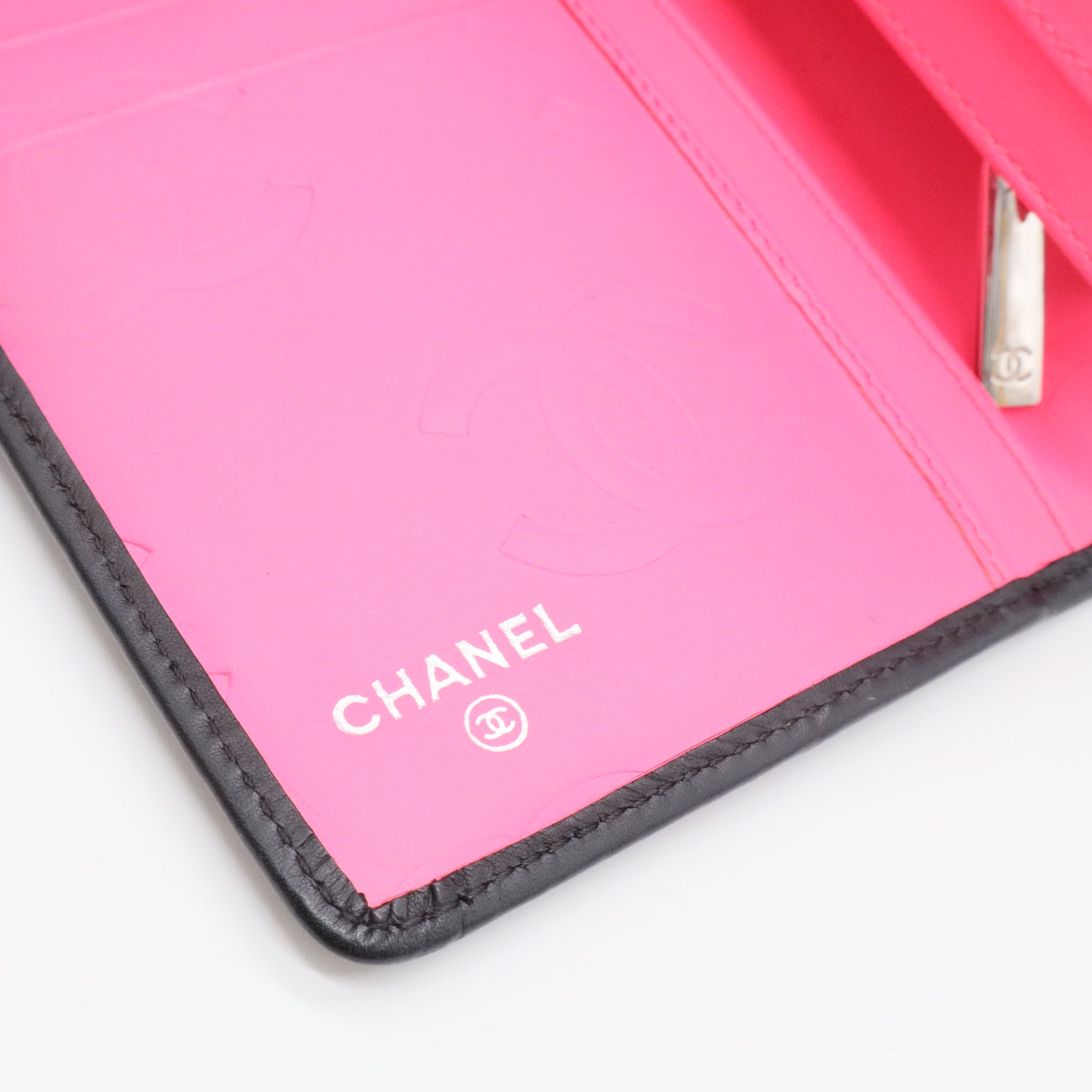 Cambon Bifold Wallet Quilted Calfskin Long