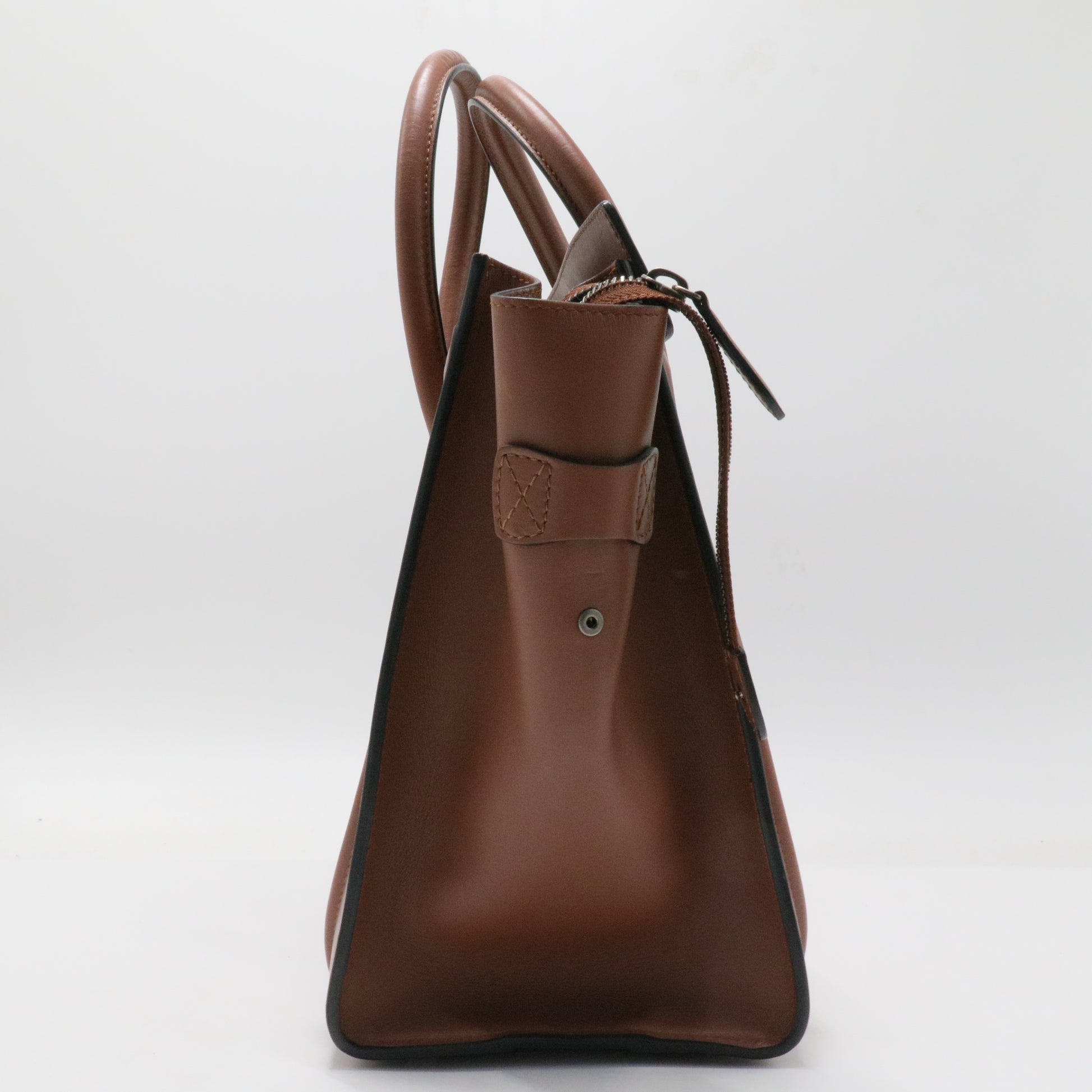 Smooth Calfskin Mini Luggage Sienna