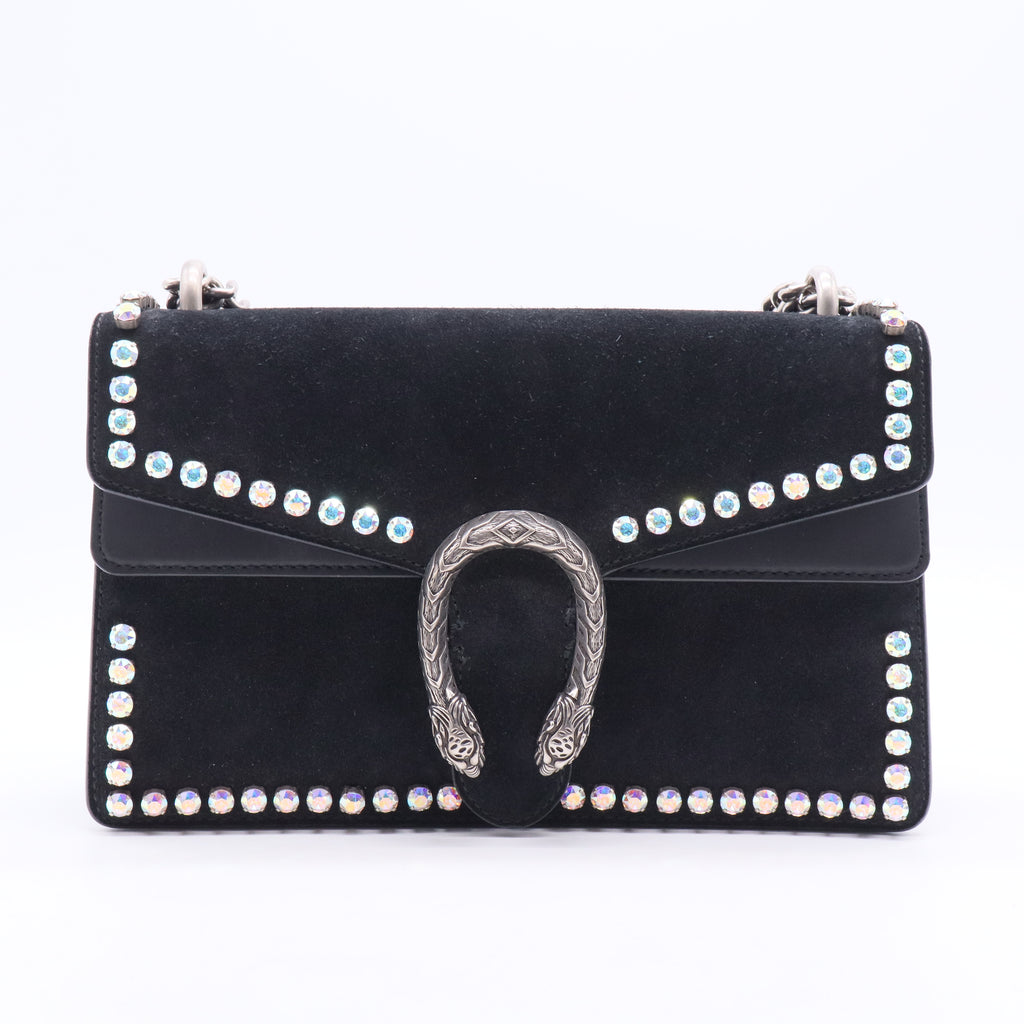 Dionysus Bag Crystal Embellished Suede