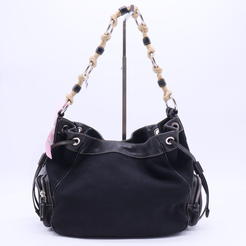 Prada City Calf Leather Shoulder Bag Twins LDJ2863