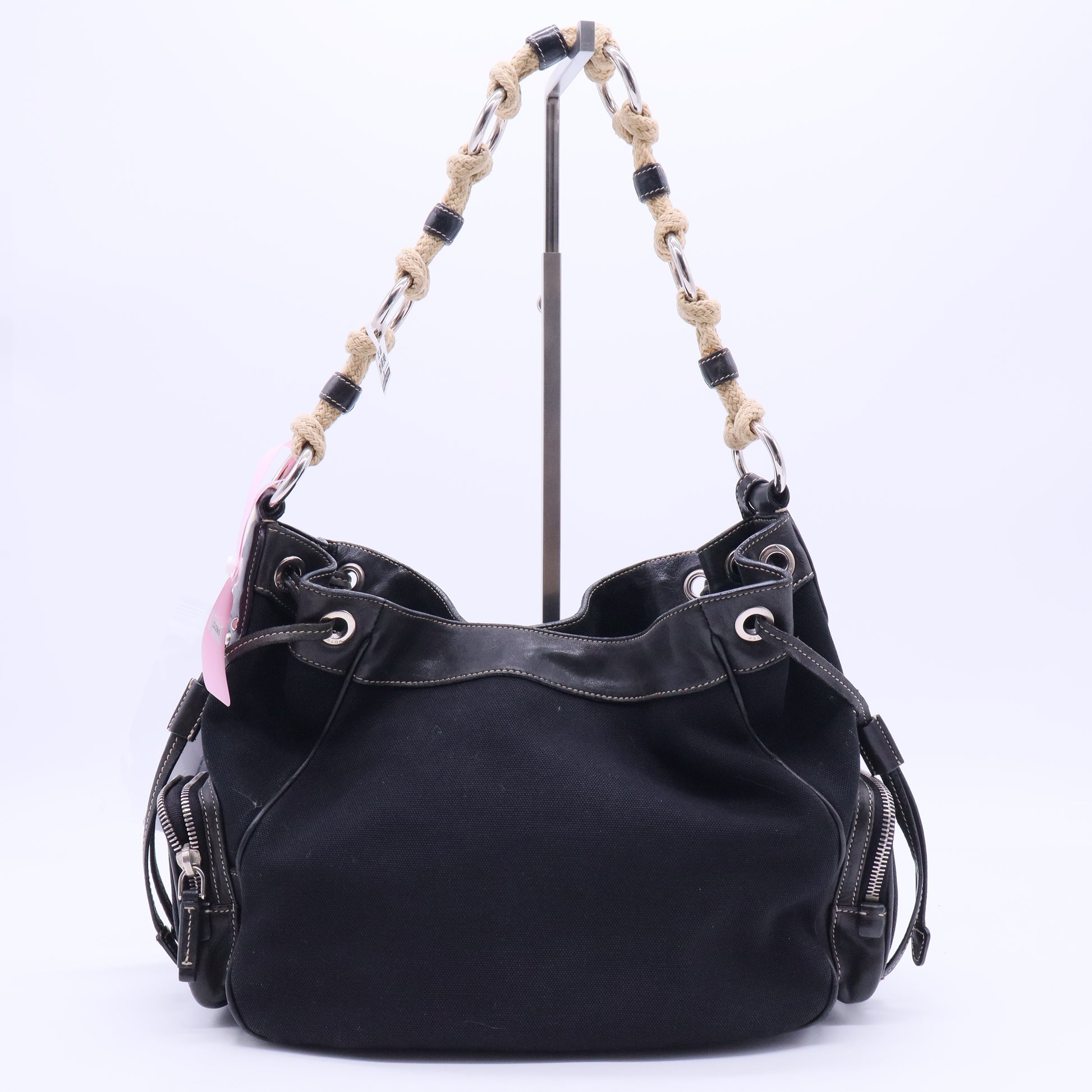 Prada City Calf Leather Shoulder Bag Twins LDJ2863