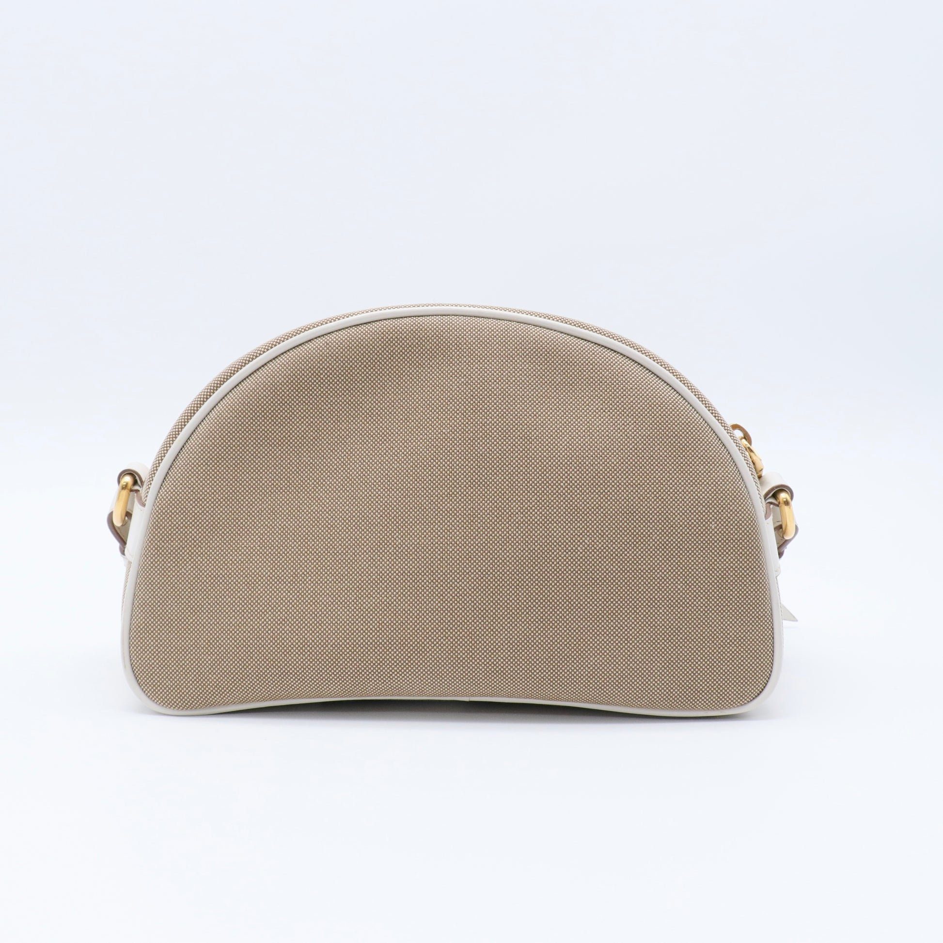 Canapa Canvas Crossbody Bag White Light brown twins