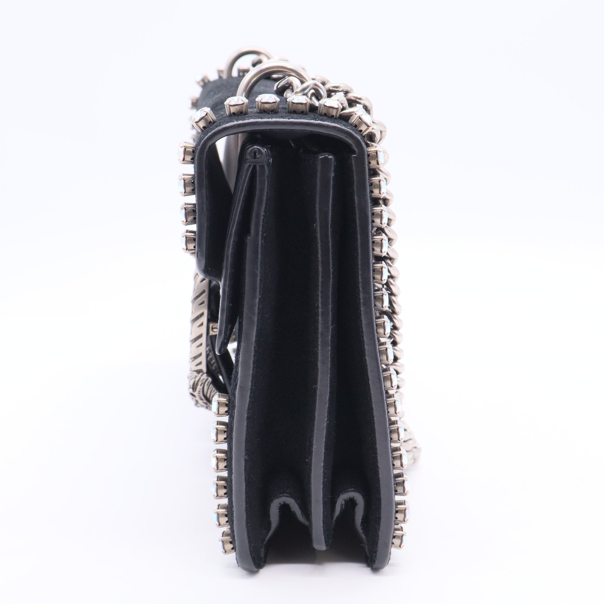 Dionysus Bag Crystal Embellished Suede