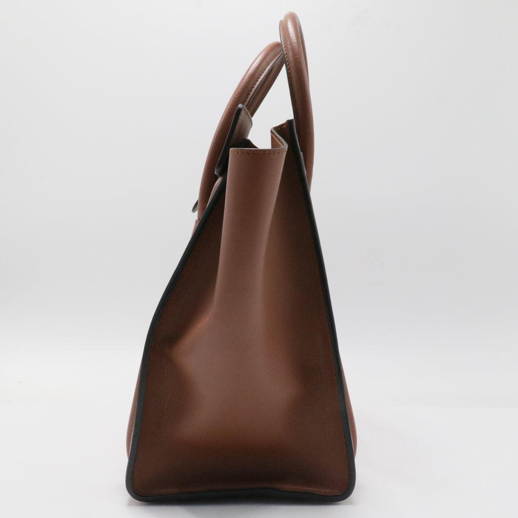Smooth Calfskin Mini Luggage Sienna