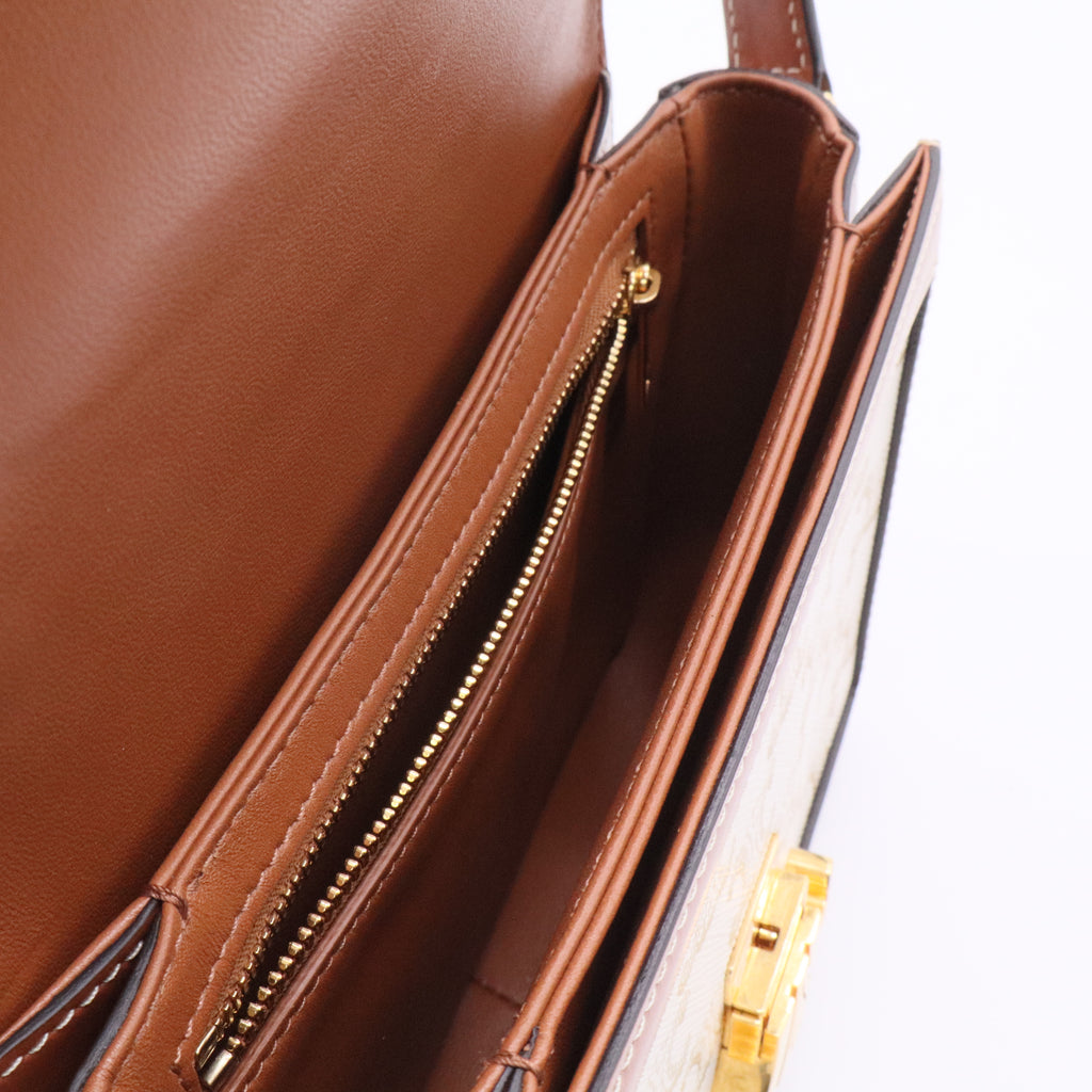 Triomphe Shoulder Bag Triomphe Coated Canvas Teen