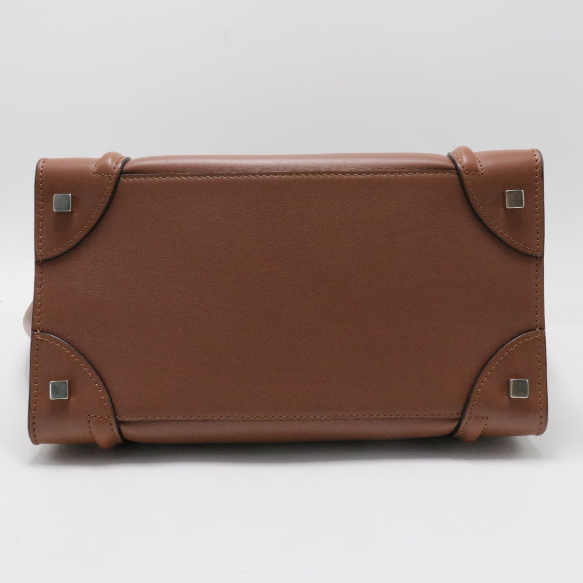 Smooth Calfskin Mini Luggage Sienna
