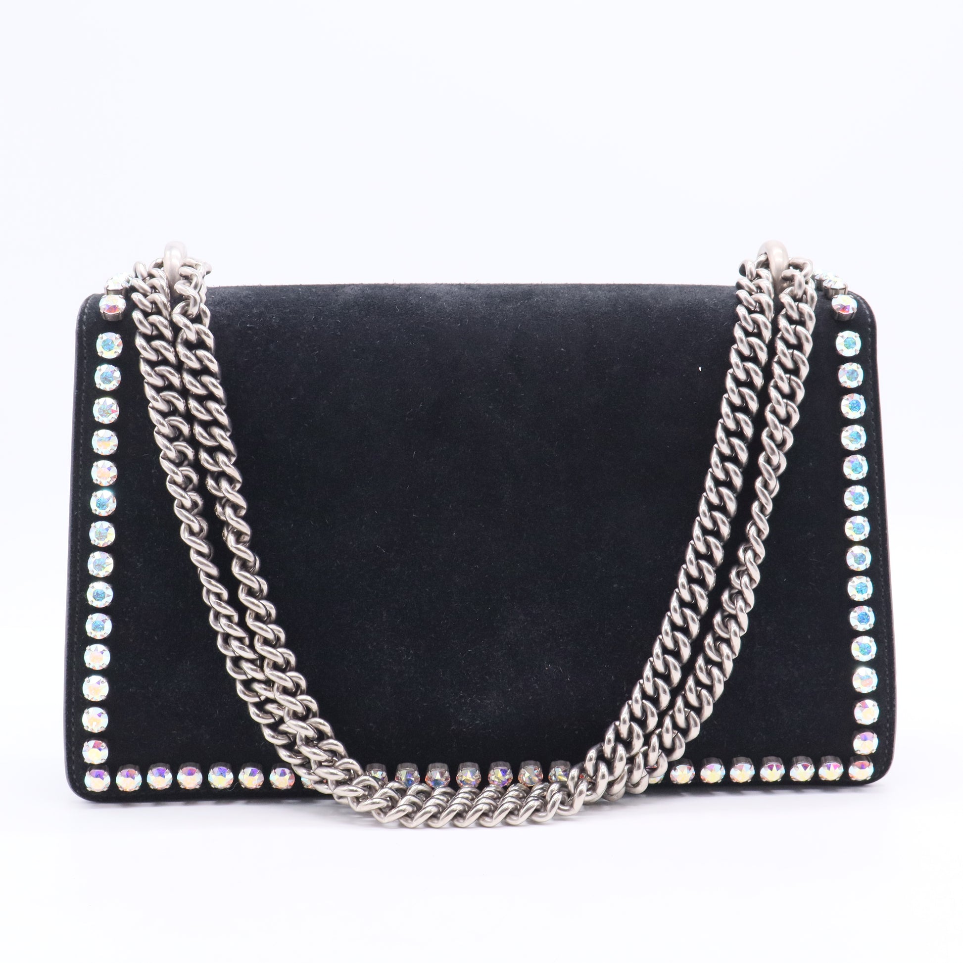 Dionysus Bag Crystal Embellished Suede