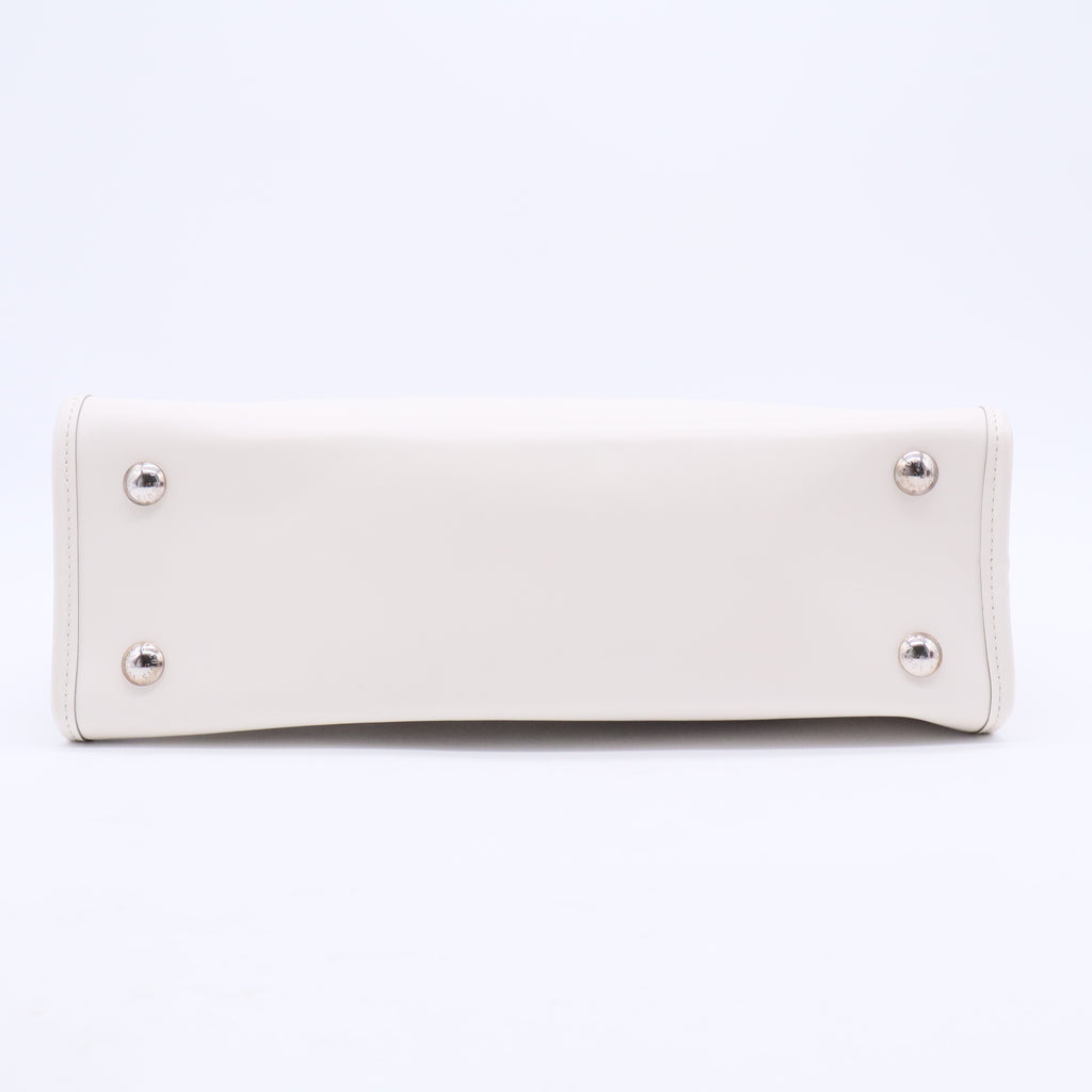 White Epi Leather Madeleine GM Bag  B203831
