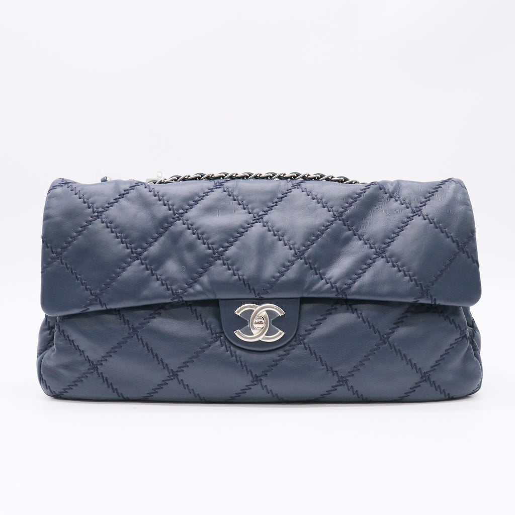 Zig Zag Quilted Flap Bag twins LDJ5861
