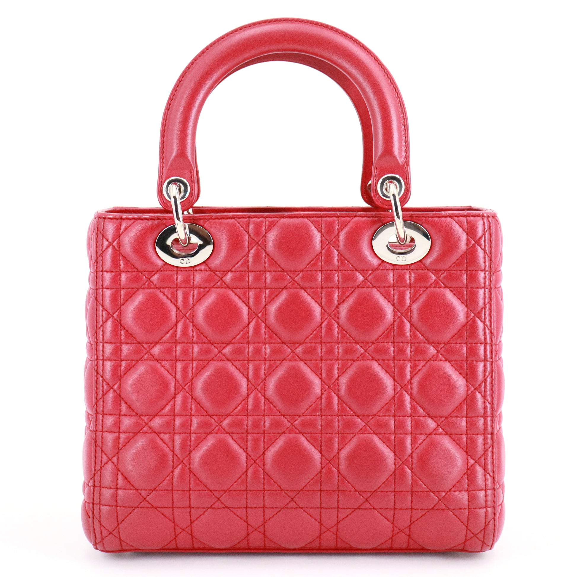 Lady Dior Bag Cannage Quilt Lambskin Medium