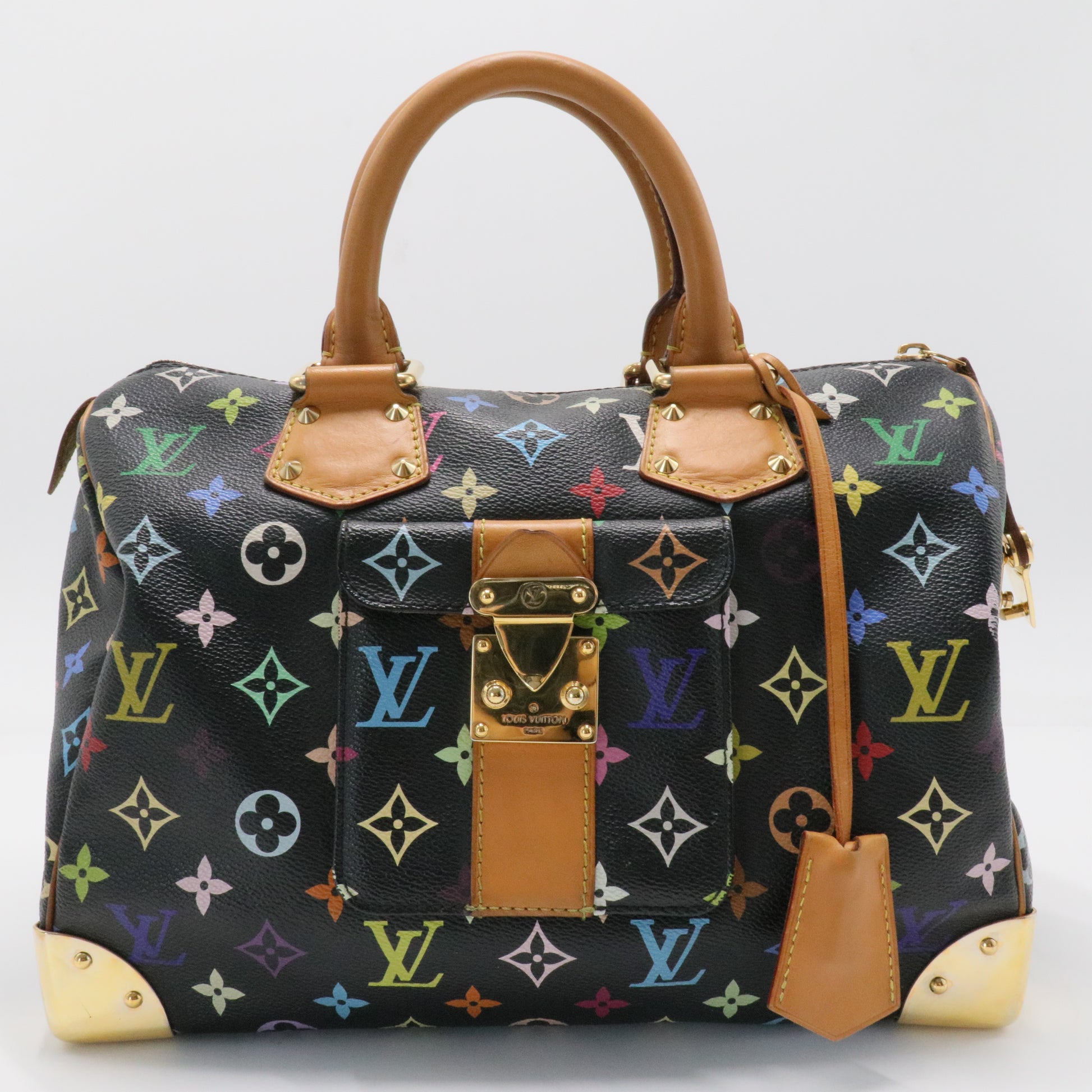 Louis Vuitton  Monogram Multicolor Speedy 30 Black