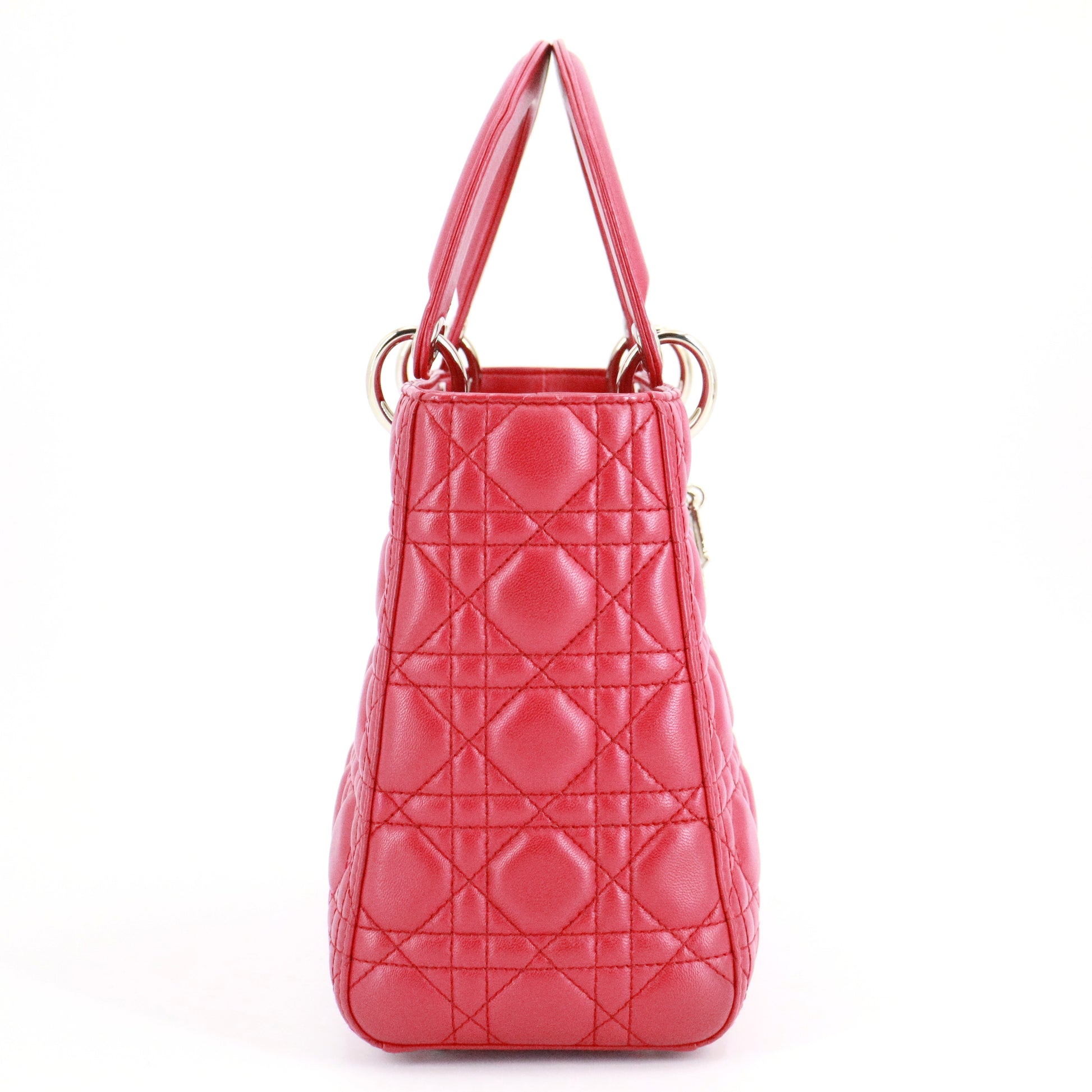 Lady Dior Bag Cannage Quilt Lambskin Medium